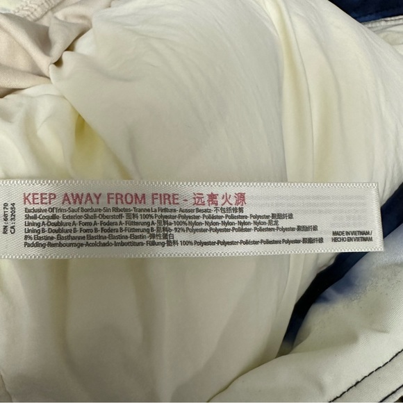 Free People Movement/ Free People Bunny Slope Printed Puffer Blue size L & M - Picture 10 of 10